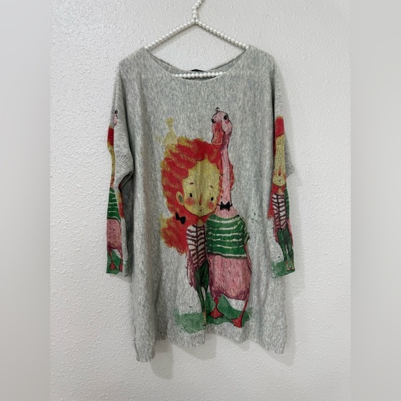 XIKOI Drawing Sweater NWT - Picture 3 of 11